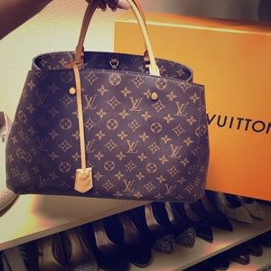 Louis Vuitton MONOGRAM MONTAIGNE MM (M41056)